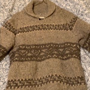 Handmade cowichan sweater